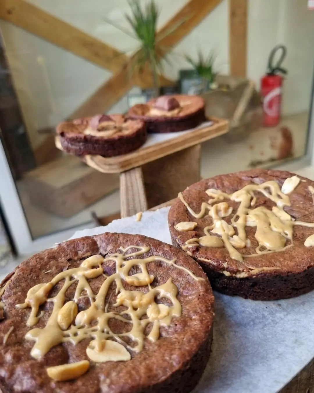Brownie cacahuète
