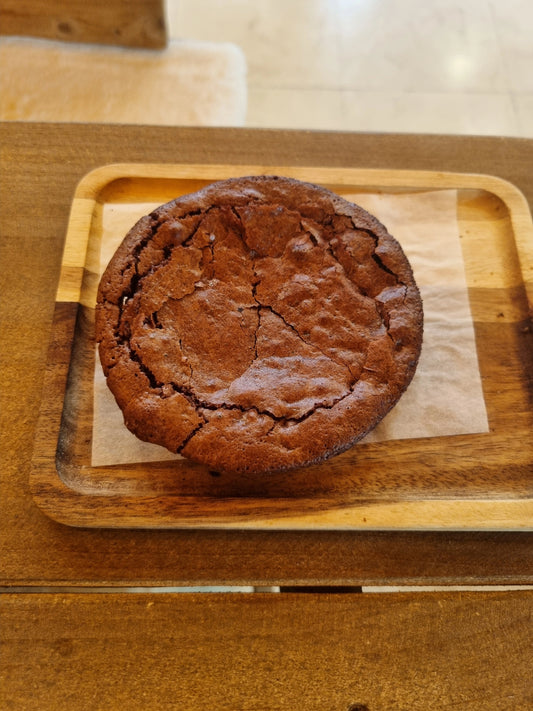 Brownie con chispas de chocolate