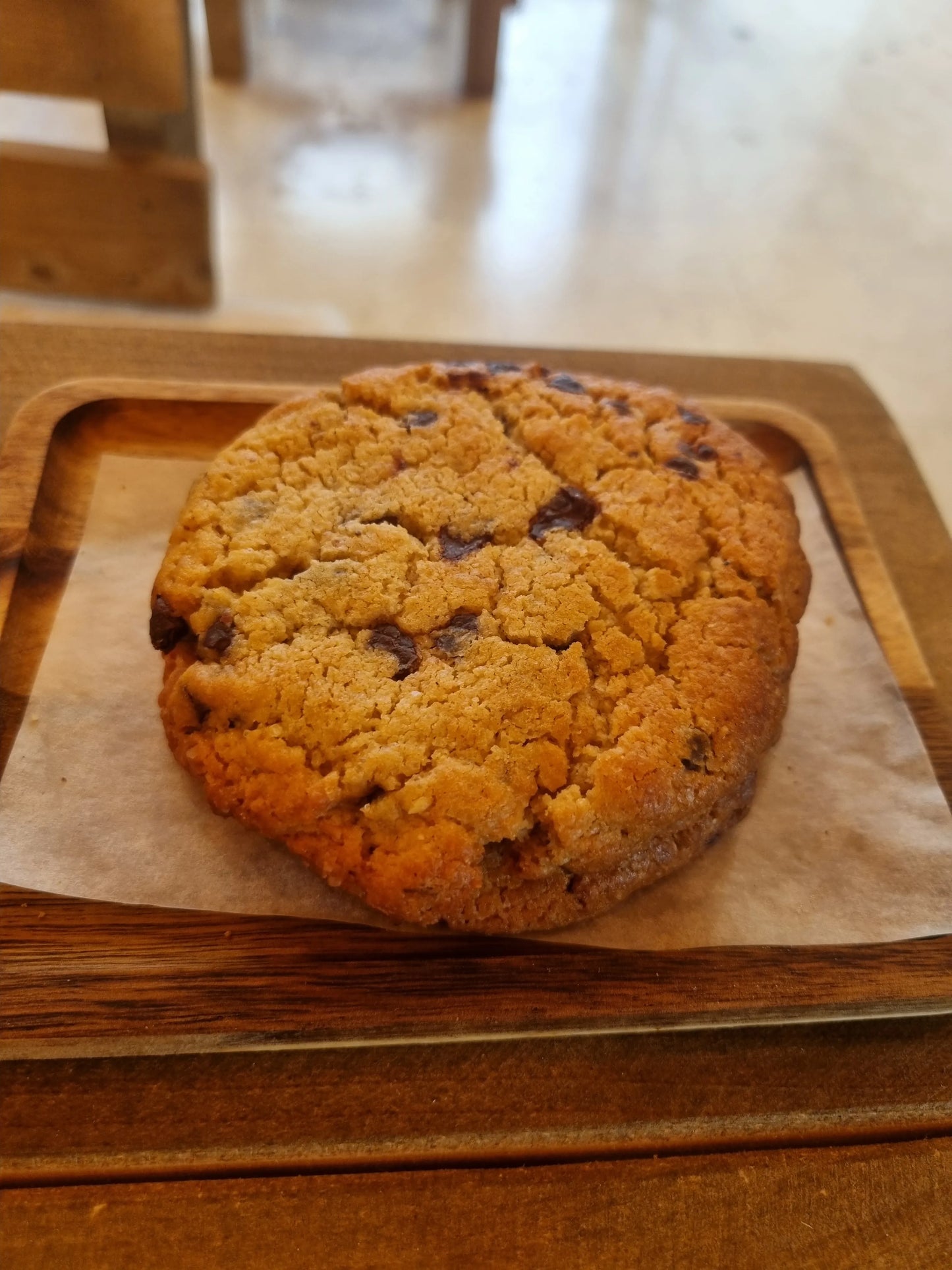 Galleta con chocolate con leche